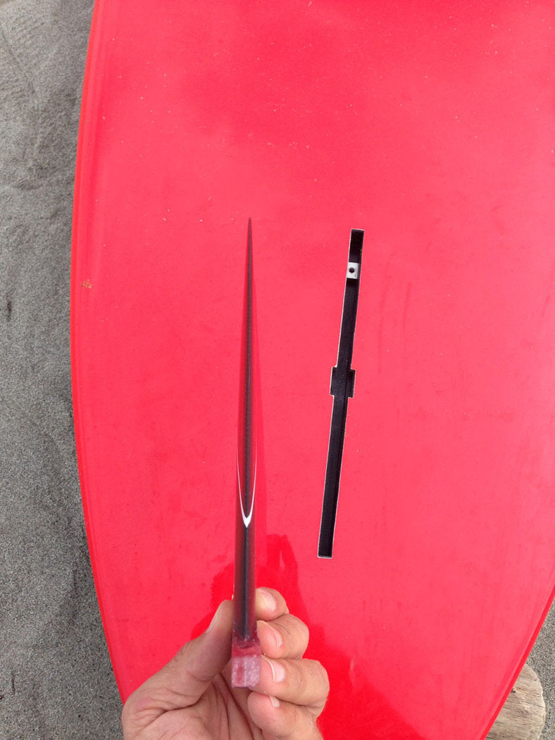 GONG | Fin US Red Honeycomb Race 9.5" 240mm