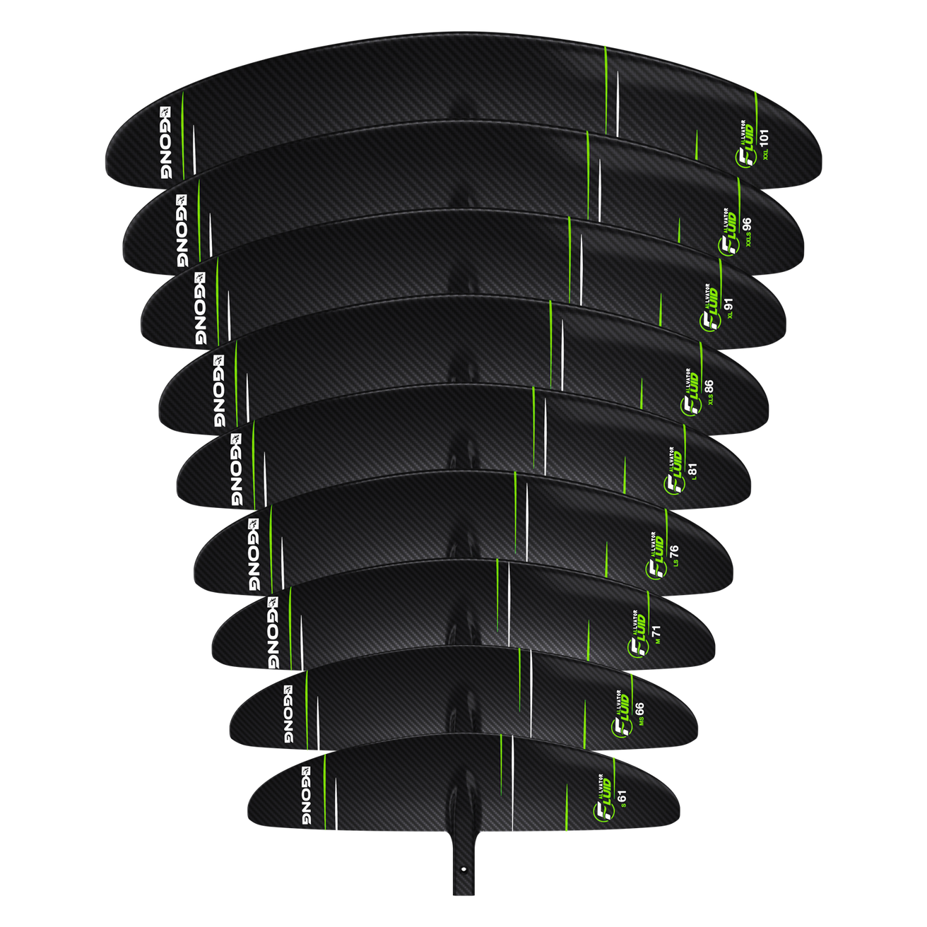 GONG | Foil Allvator Front Wing Fluid Pro Clear V1 - LS
