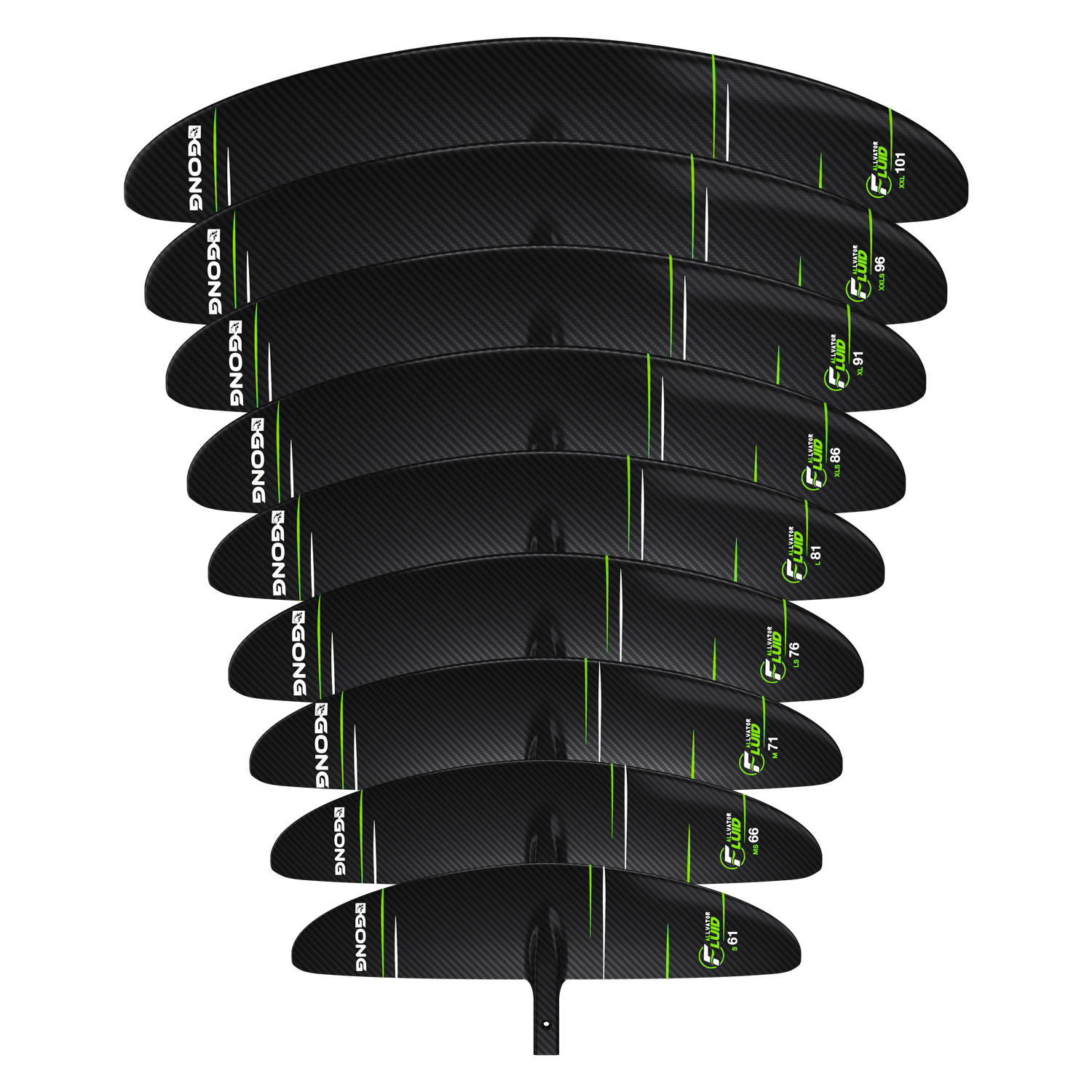 GONG | Foil Allvator Front Wing Fluid Pro Clear V1 - LS