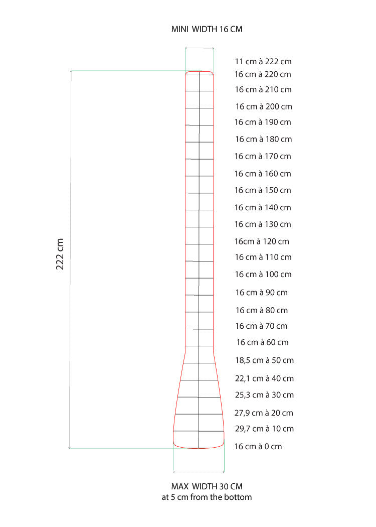 GONG | Paddle Bag Adjustable 175/210
