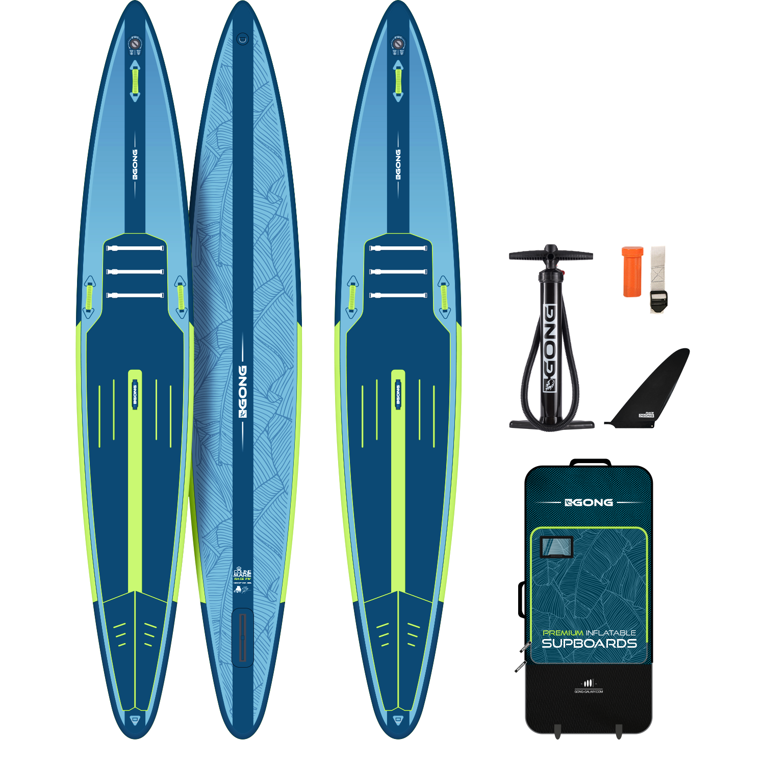 GONG | SUP Inflatable 14'0 Couine Marie Race Flat Water