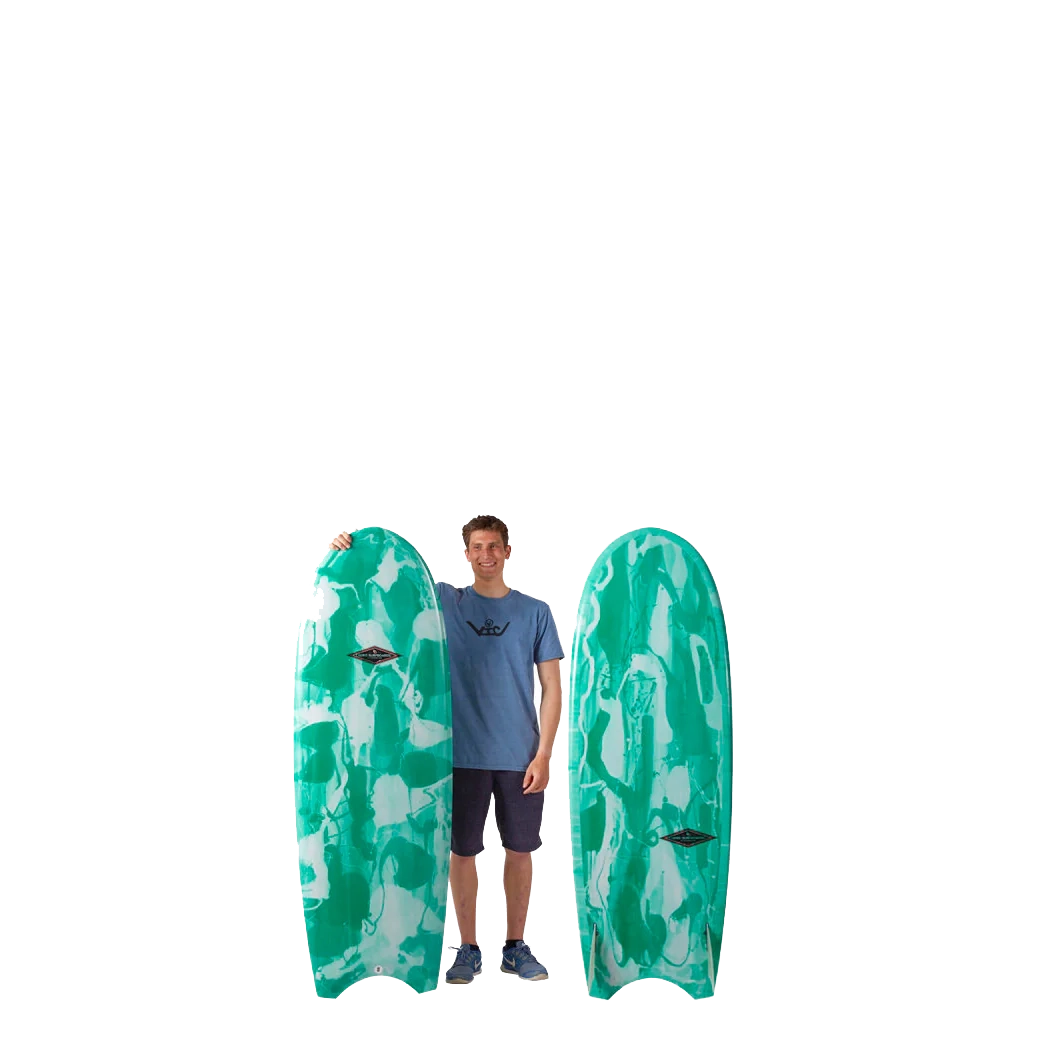 GONG | Factory Surf 5'3 Matata Simone PU Green Moon