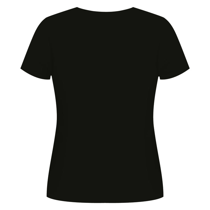 GONG | Tee-Shirt Essentiel Femme Coton Bio Noir / Print Blanc
