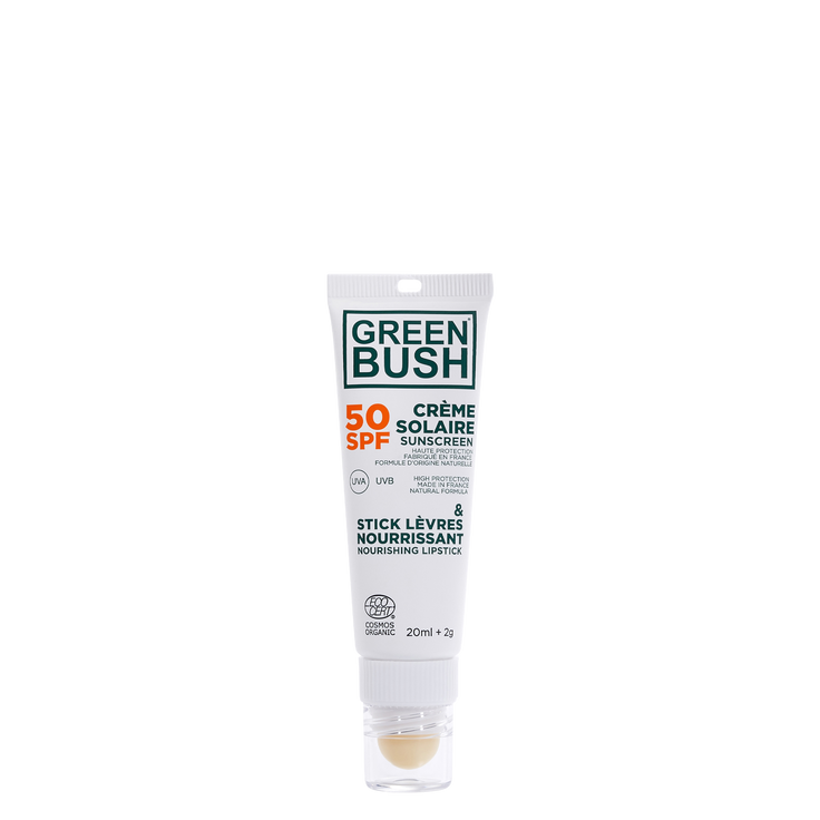 Greenbush Combi: Sunscreen Spf50 / Nourishing Lipstick