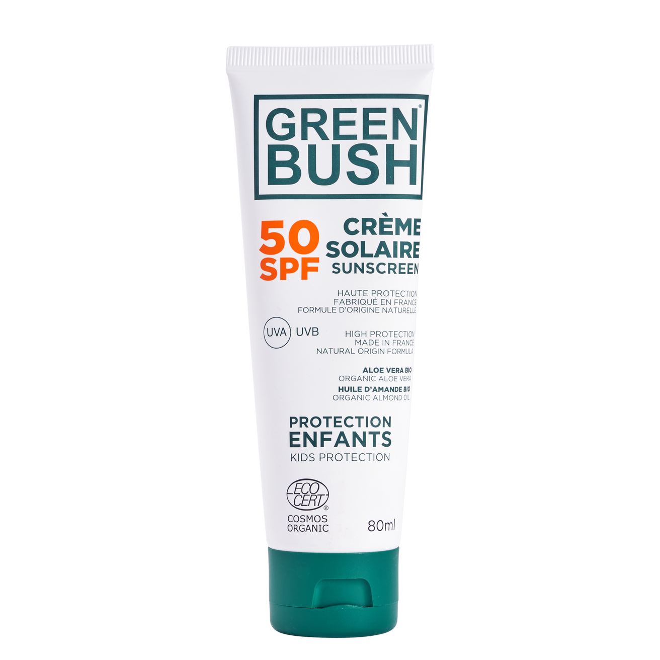 Greenbush Solar Creme Solaire Spf50  - Greenbush "Bio Cosmos" 80 Ml