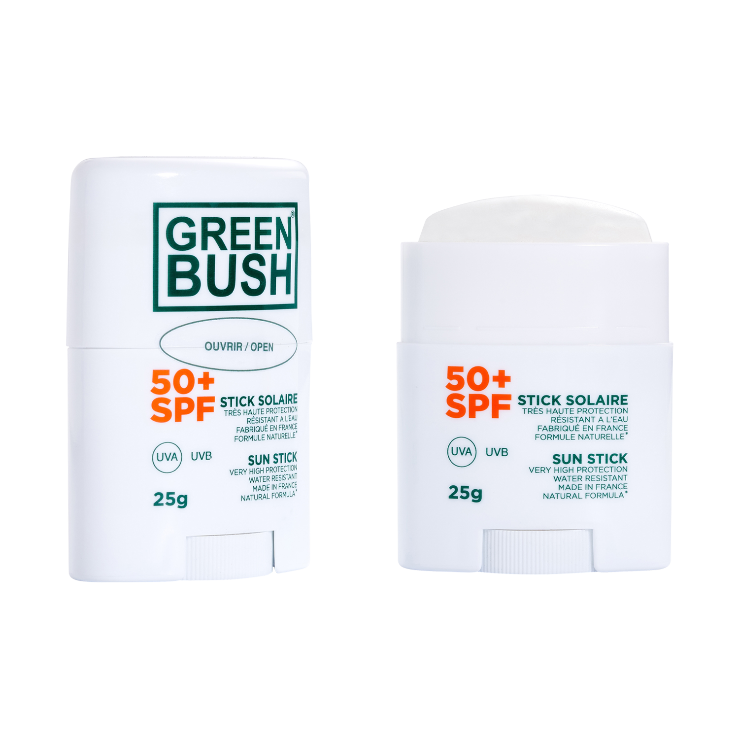 Greenbush Solar Stick Spf50+ White