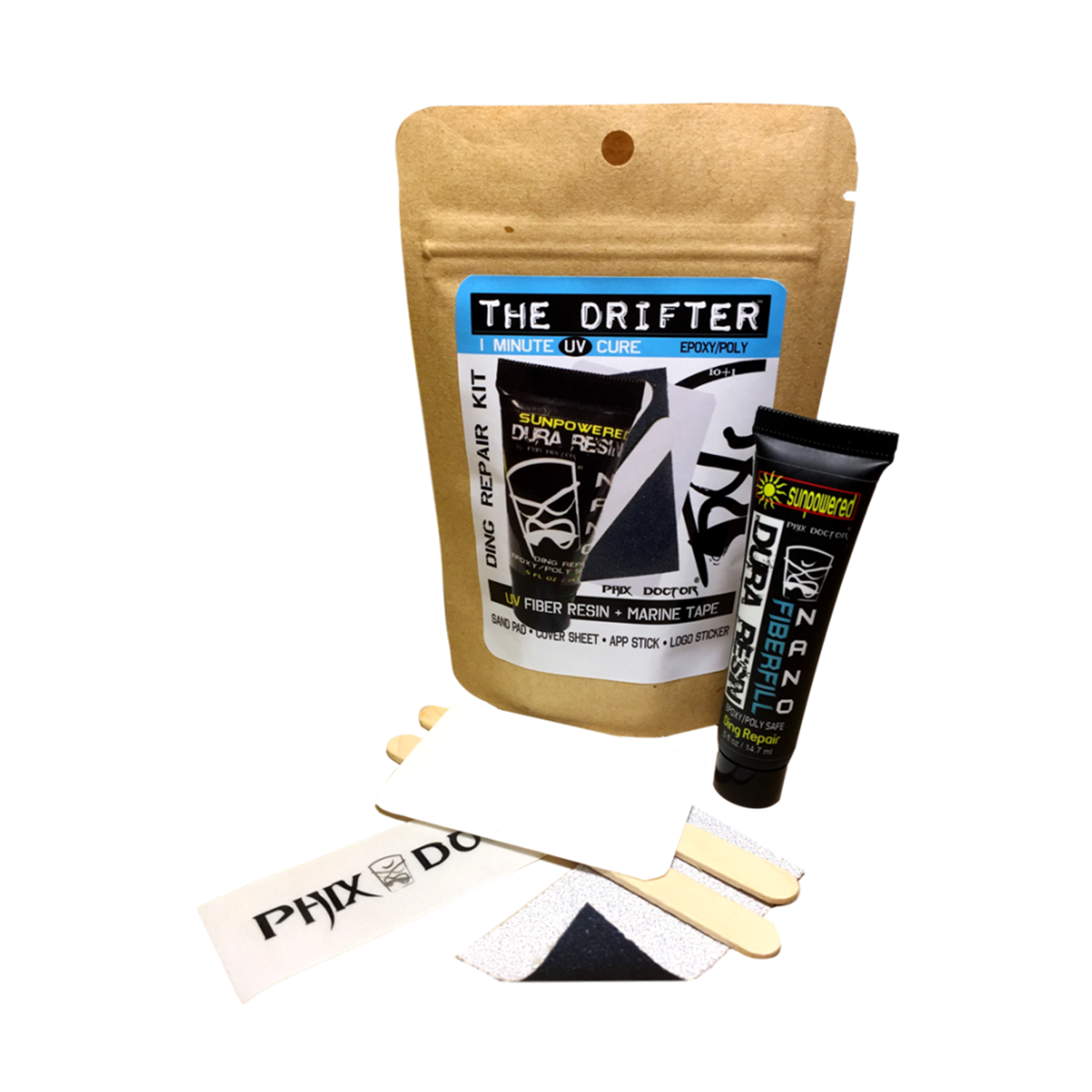 Phix Doctor | The Drifter 10+1 Travel Ding Kit
