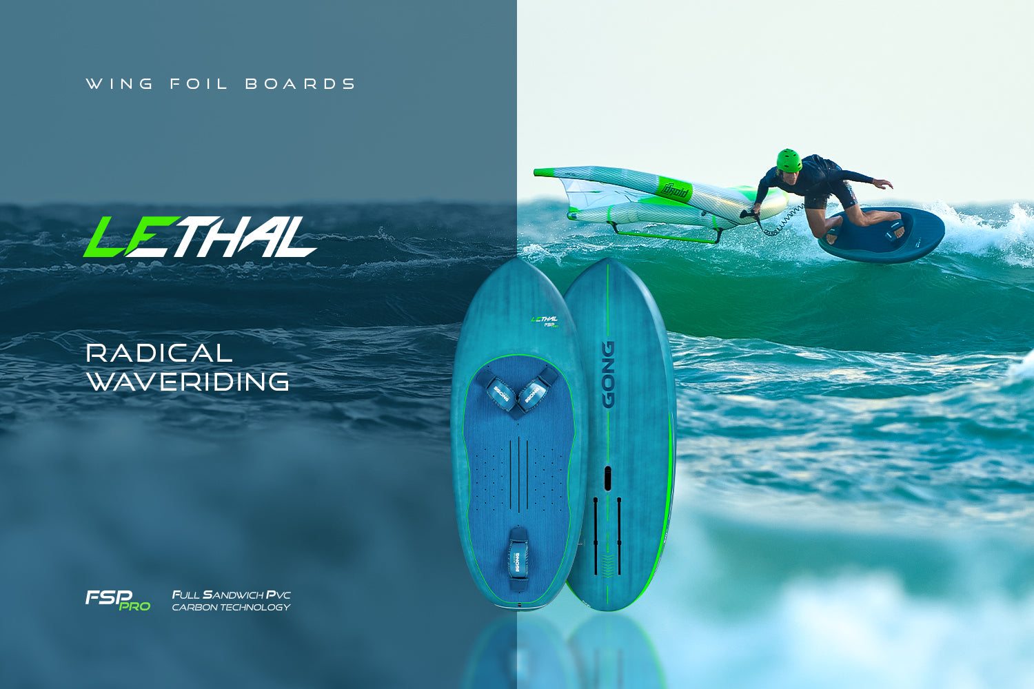 GONG Wing Foil Board Lethal FSP Pro GONG Galaxy