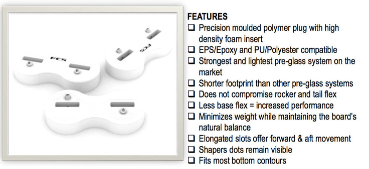 FCS | Production Tri Plug Set 9° Fusion