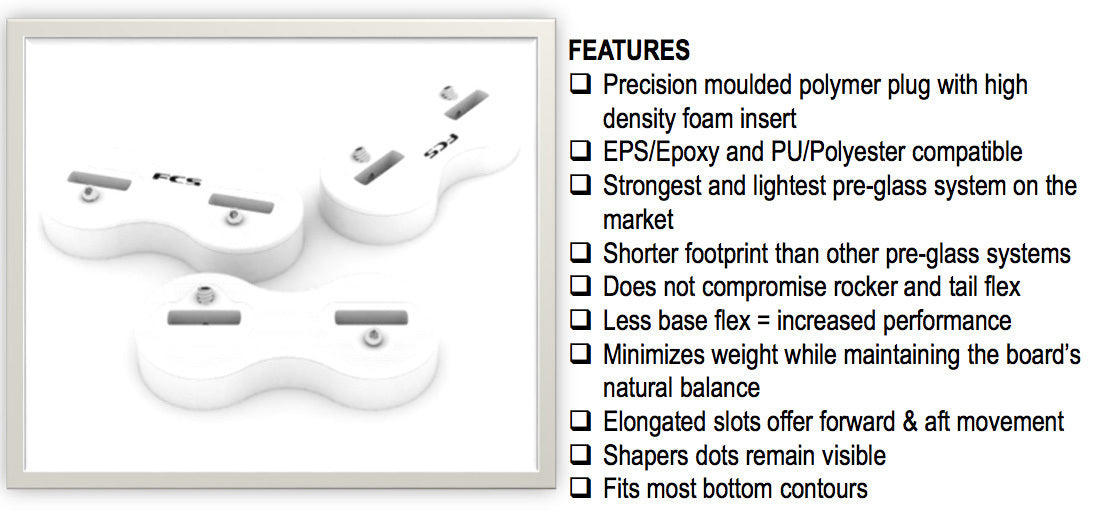 FCS | Production Tri Plug Set 9° Fusion