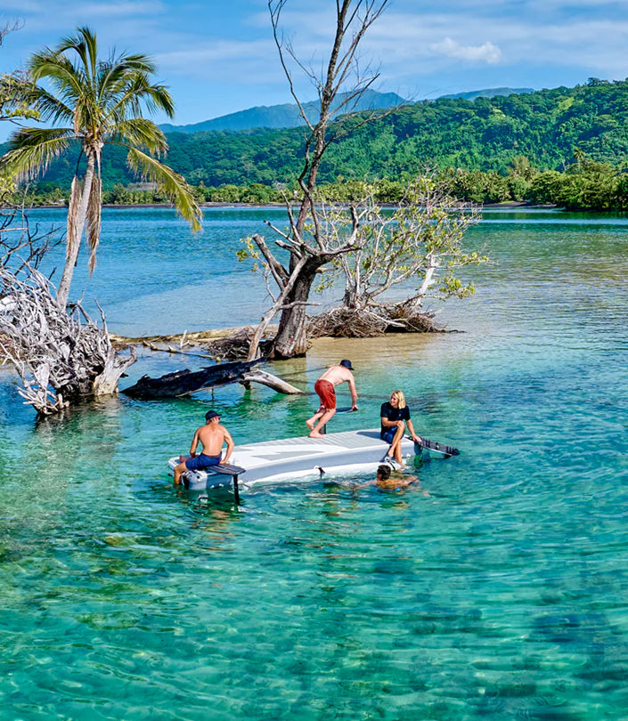 Dock start freely with the BLISS pontoon