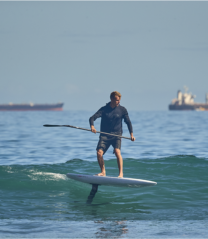 What equipment for downwind SUP foil?