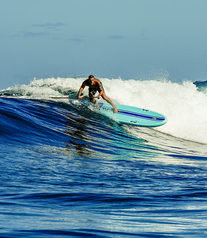 The inflatable SUP that rides like a longboard