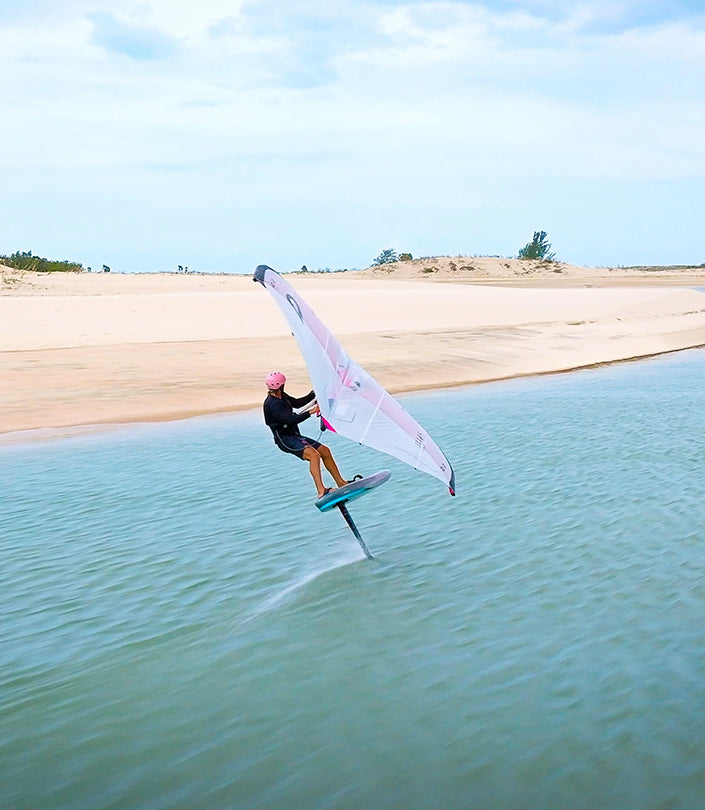 The foil setup to take the lead in races