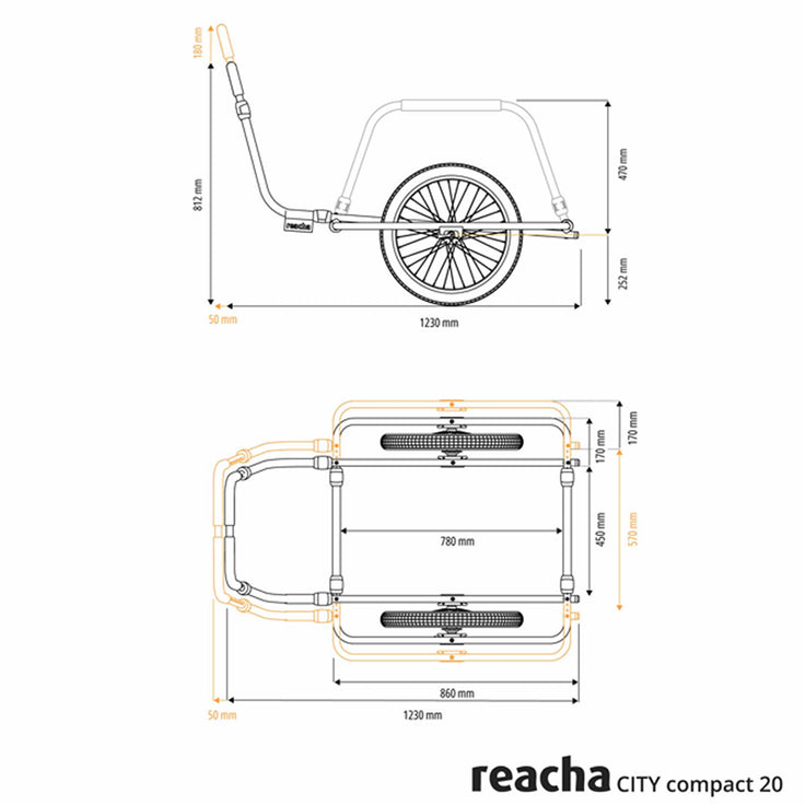 Reacha | Remorque City Trunk Compact 20"