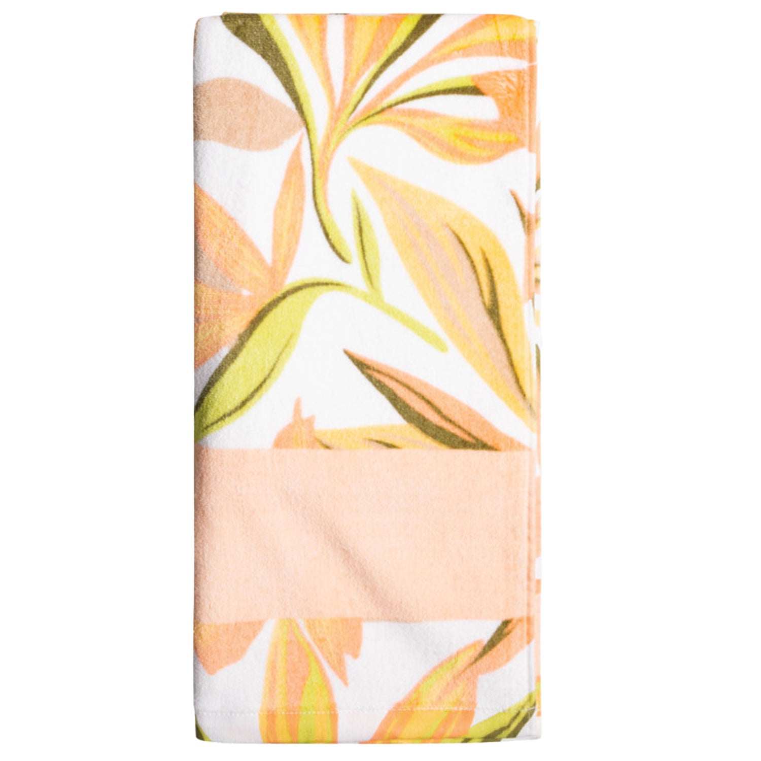 Roxy | Cold Water Printed Towel - Bright White Subtly Salty Mult