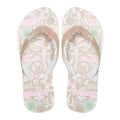 Roxy | Girl Tahiti Flip Flops - White Pink Multi
