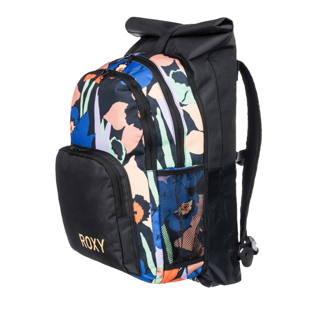 Roxy | Ocean Wild Backpack - Anthracite Flower Jasmin