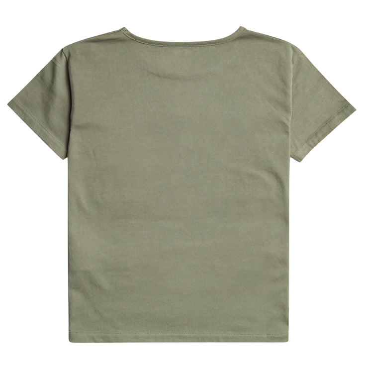 Roxy | T-Shirt Fille Purple Hearts - Agave Green