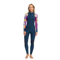 Roxy | Women Fullsuit  Swell Series 4/3 Chest Zip - Anthracite Hot Tropics Swim