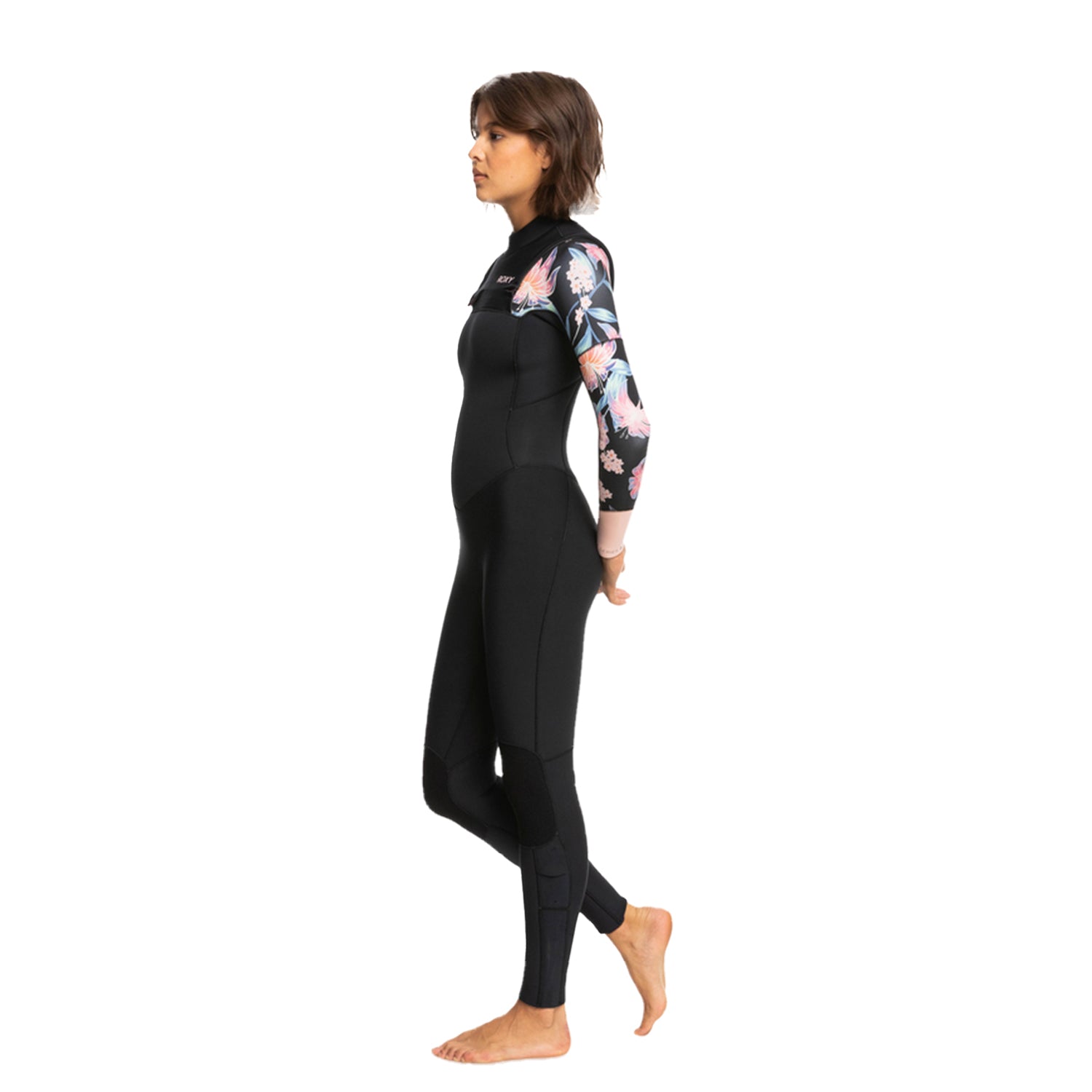 Roxy | Integrale Femme Swell Series 4/3 Chest Zip - Anthracite