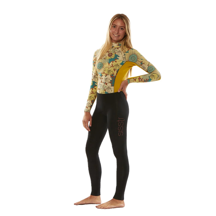 Sisstrevolution | Integrale Femme Summer Seas 3/2 Back Zip - Gold