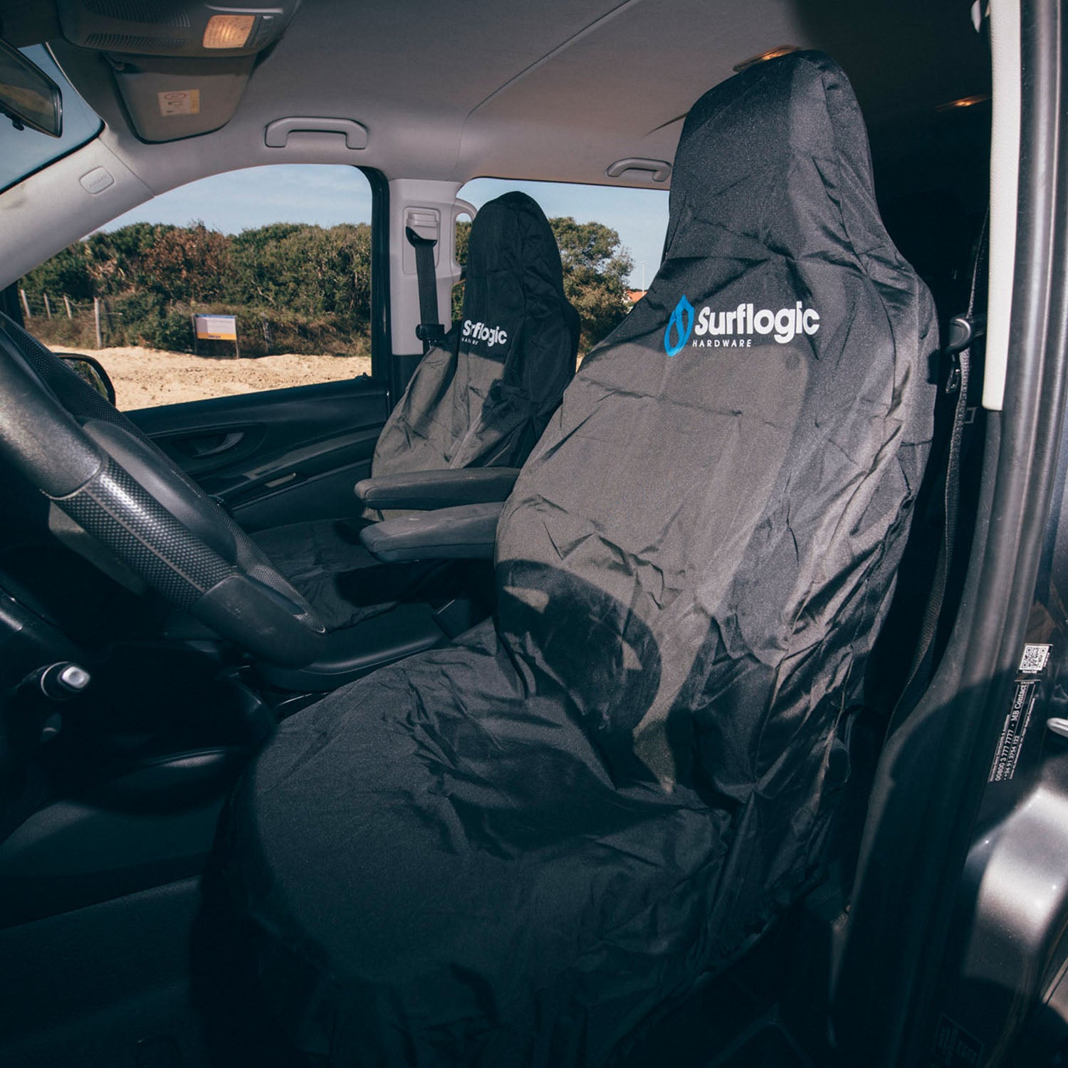 Surflogic | Car Seat Cover - Black Camo