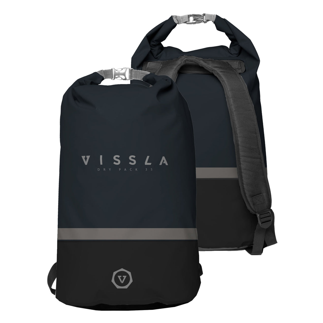 Vissla | 7 Seas Dry Backpack 35L - Midnight