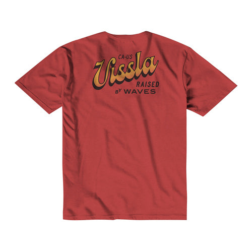 Vissla | Tee Shirt Boys Sunset Shadows - Red Heather