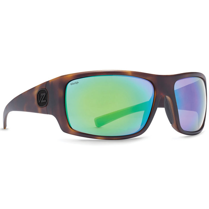Vonzipper | Suplex Polarized Sunglasses - Tortoise Satin / Wildlife Green Flash Polarized+