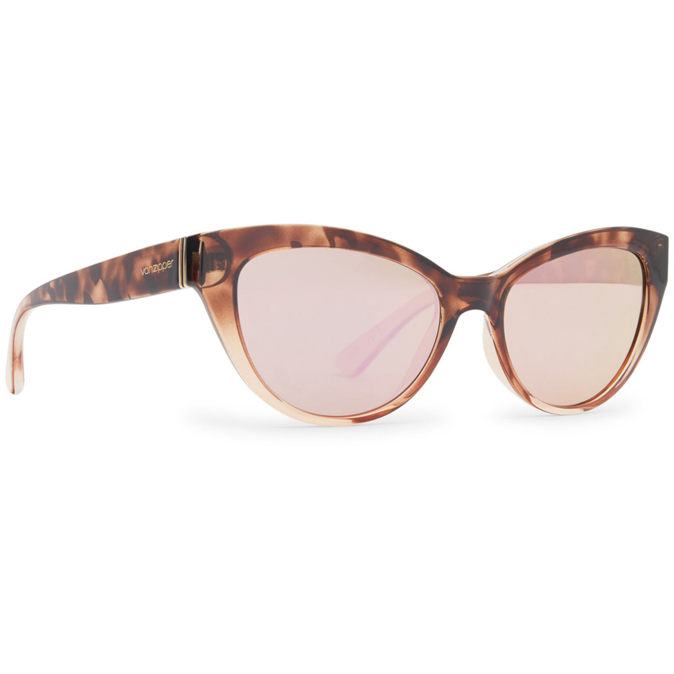 Vonzipper | Ya-Ya Women'S Sunglasses - Komodo Tort Gold Pink Chrome