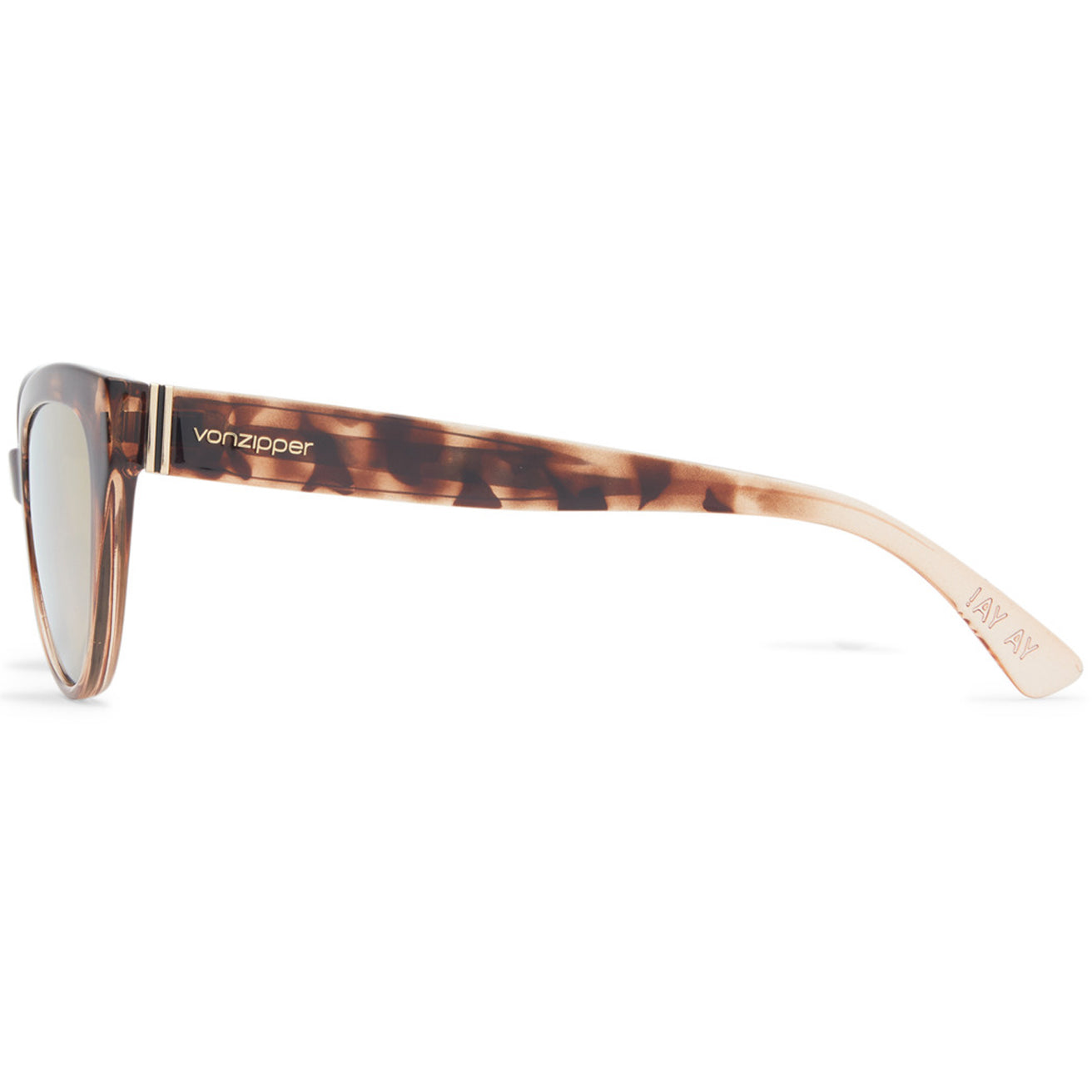 Vonzipper | Ya-Ya Women'S Sunglasses - Komodo Tort Gold Pink Chrome